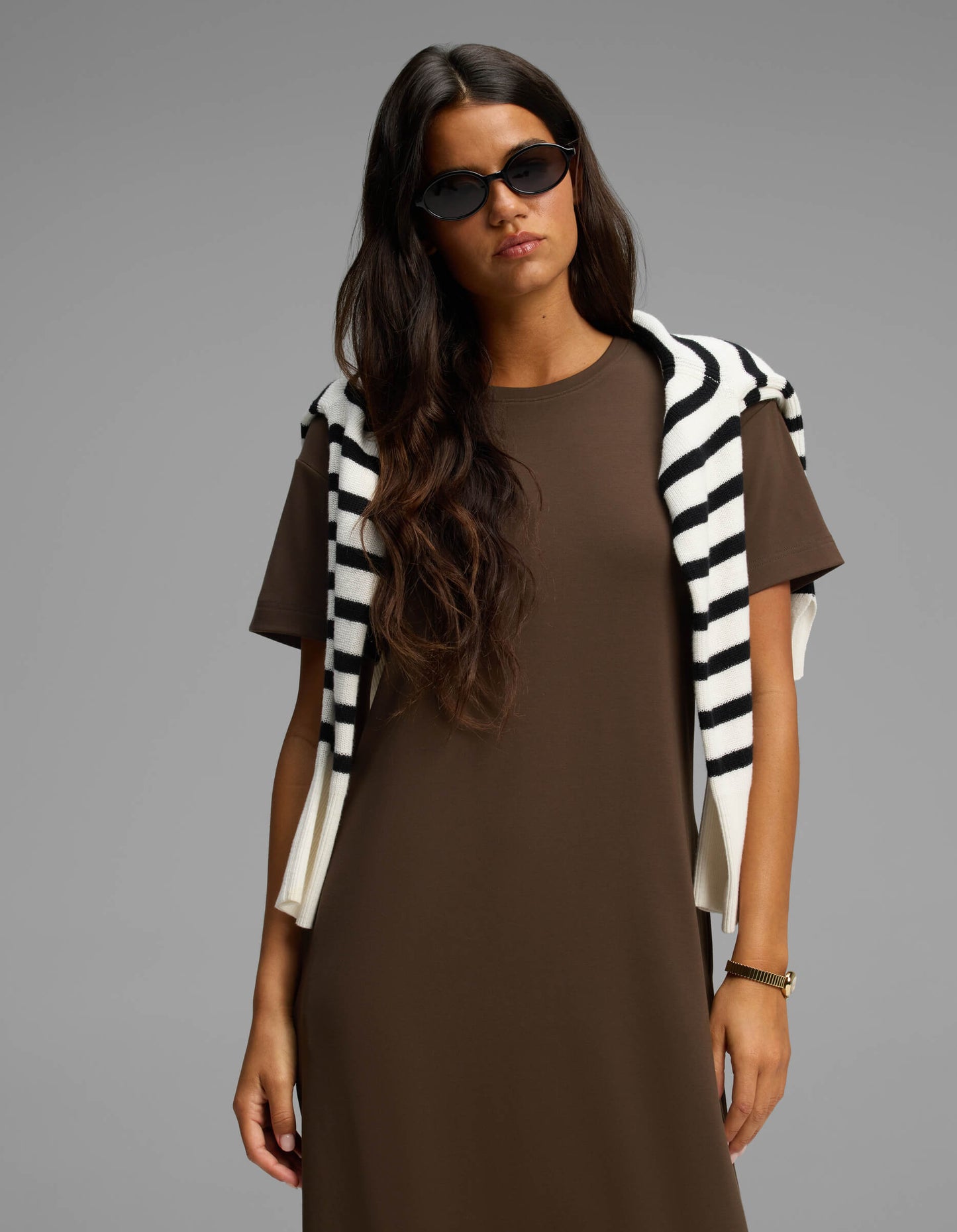 Women's Brushed Bamboo Midi Dress