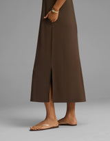Women's Brushed Bamboo Midi Dress