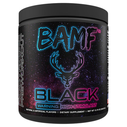 Bucked Up BAMF Black High Stimulant Nootropic Pre Workout