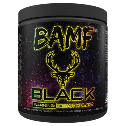 Bucked Up BAMF Black High Stimulant Nootropic Pre Workout