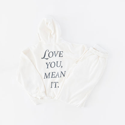 Adult Love You Mean It Hoodie & Pant Set