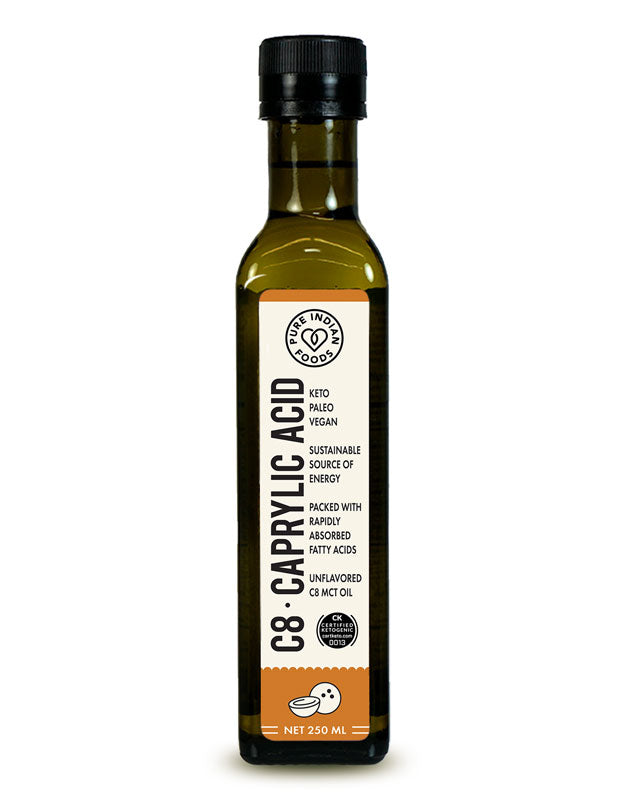 C8 Caprylic Acid (Unflavored MCT Oil)  250 mL