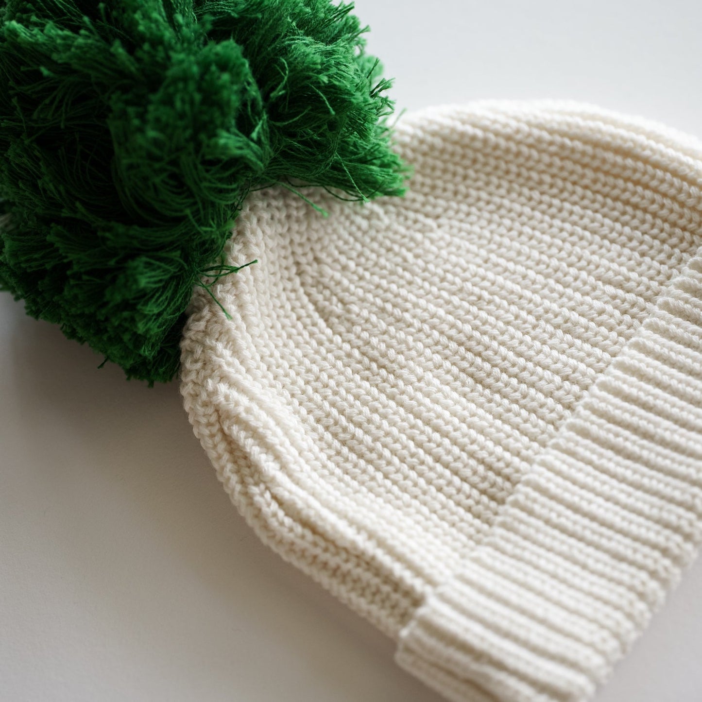 Organic Big Pompom Beanie