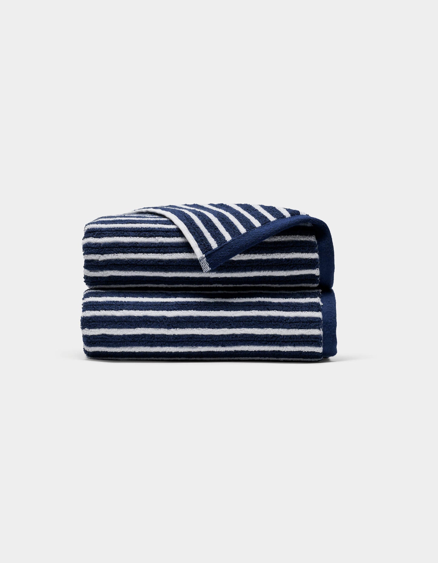 Ribbed Terry Bath Towel Set
