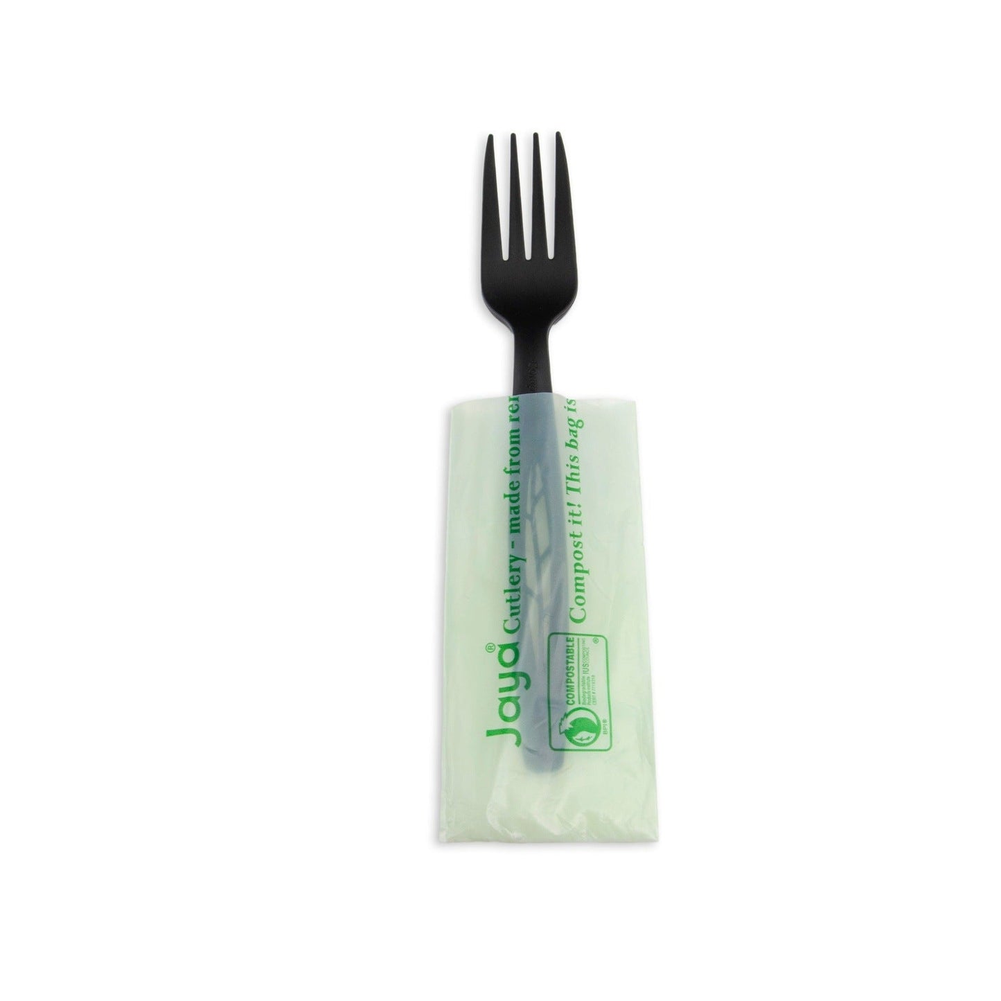 6.5" Heavy Duty Cutlery, Fork, Black, 1000-Count Case