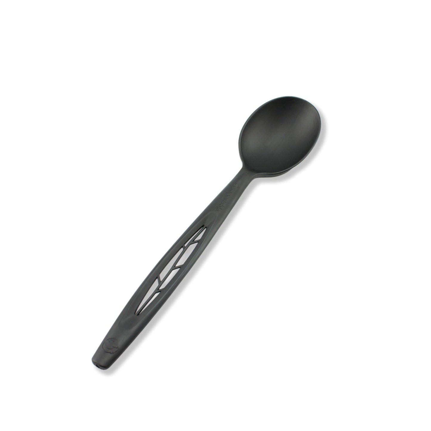 6.5" Heavy Duty Cutlery, Spoon, Black, 1000-Count Case