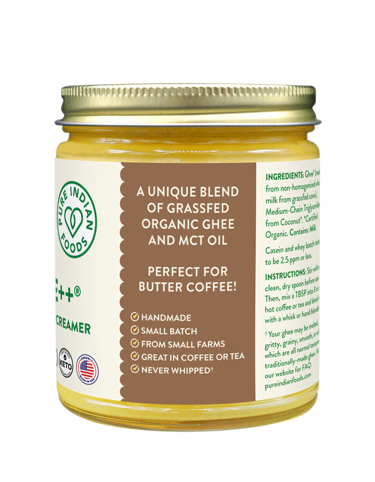 Coffee Coffee++ Butter Coffee Creamer, Certified Organic – Love.com