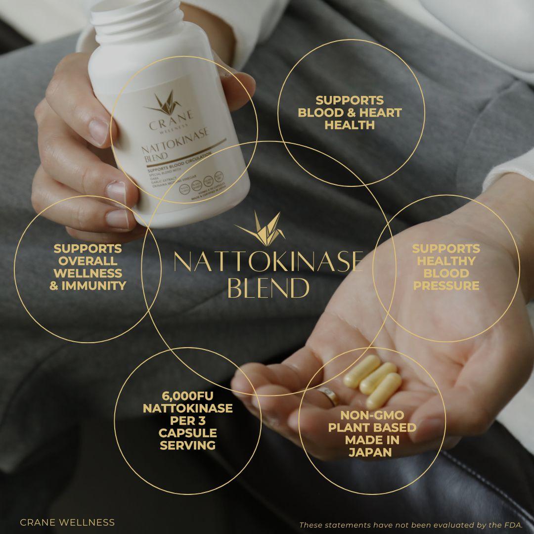 Nattokinase Blend Cardiovascular Support Capsules