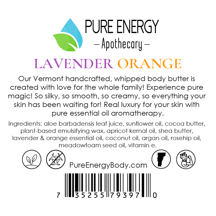 Whipped Butter (Lavender Orange) by Pure Energy Apothecary