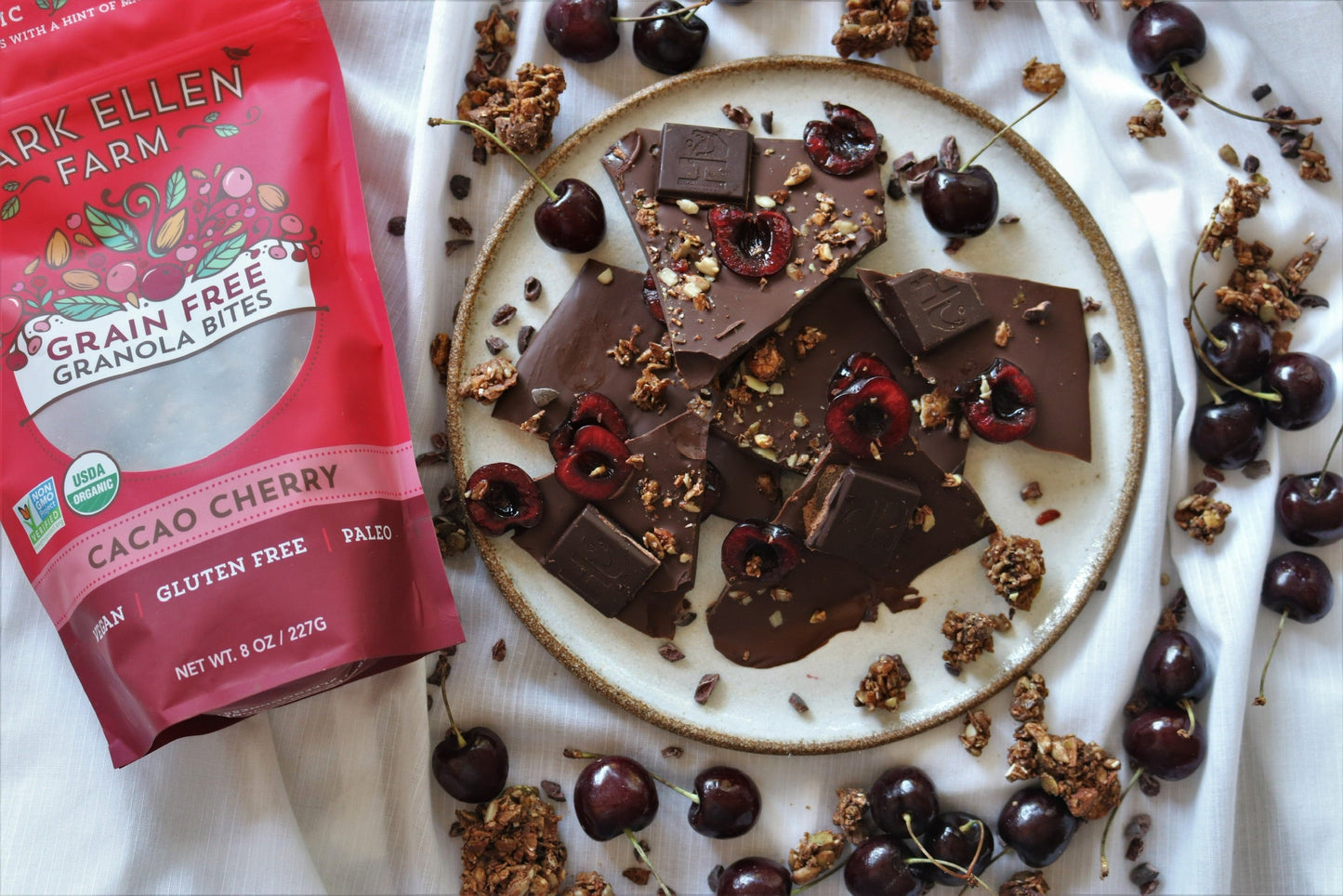 Cacao Cherry Sprouted Organic Granola