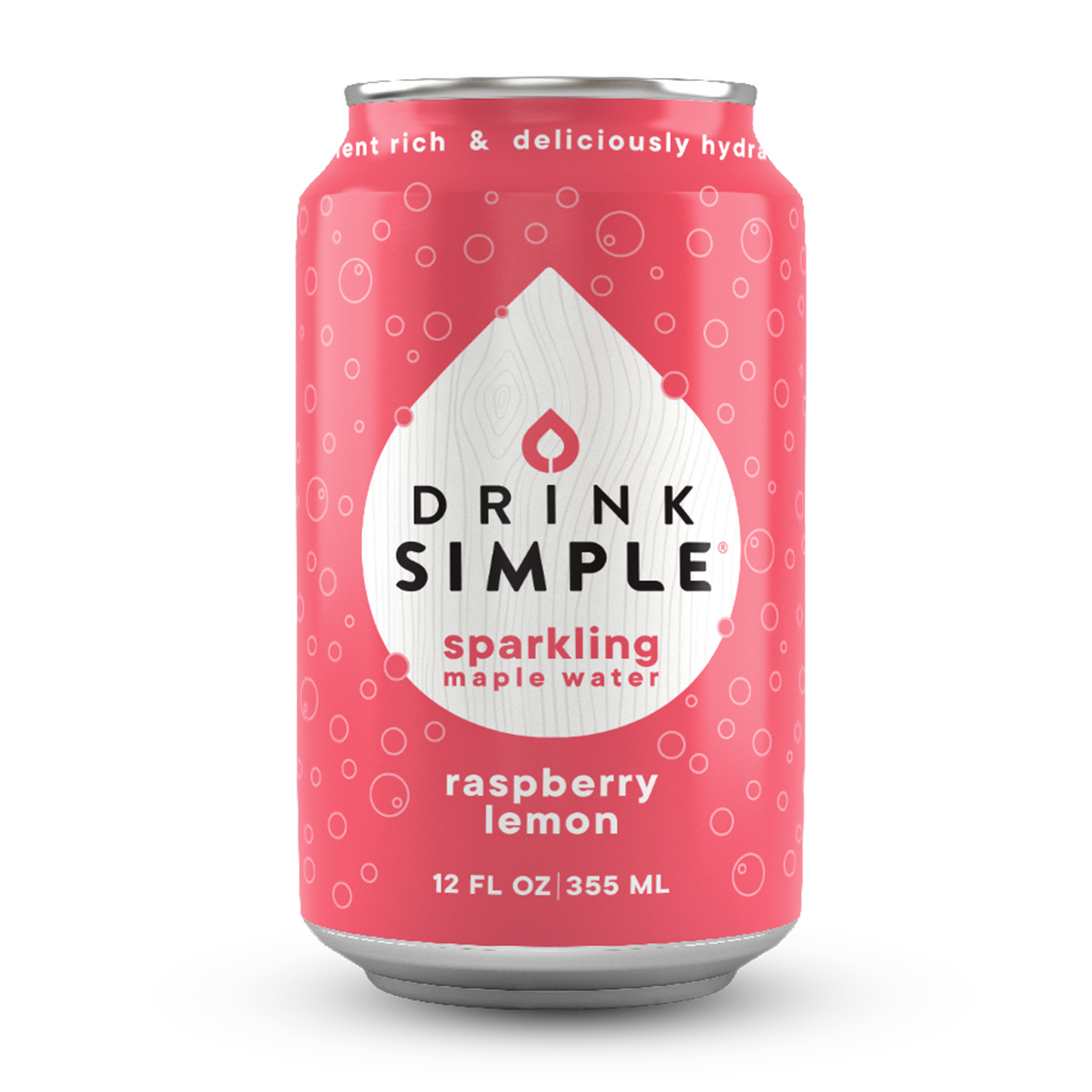 Mixed 12 Pack Sparkling Maple Waters- 4 Flavors: Tart Cherry Vanilla, Raspberry Lemon, Blackberry Lemon, and Orange Cream by Drink Simple