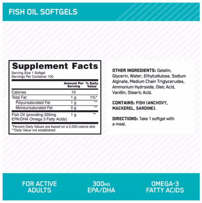 Optimum Nutrition Fish Oil