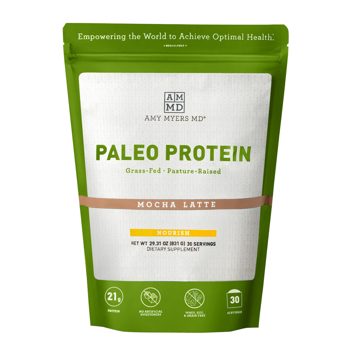 Paleo Protein- Mocha Latte by Amy Myers MD