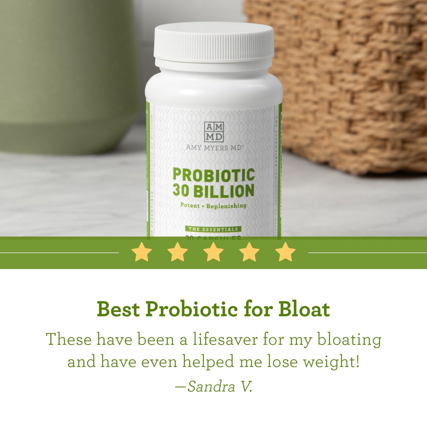 Probiotic Capsules 30 Billion by Amy Myers MD