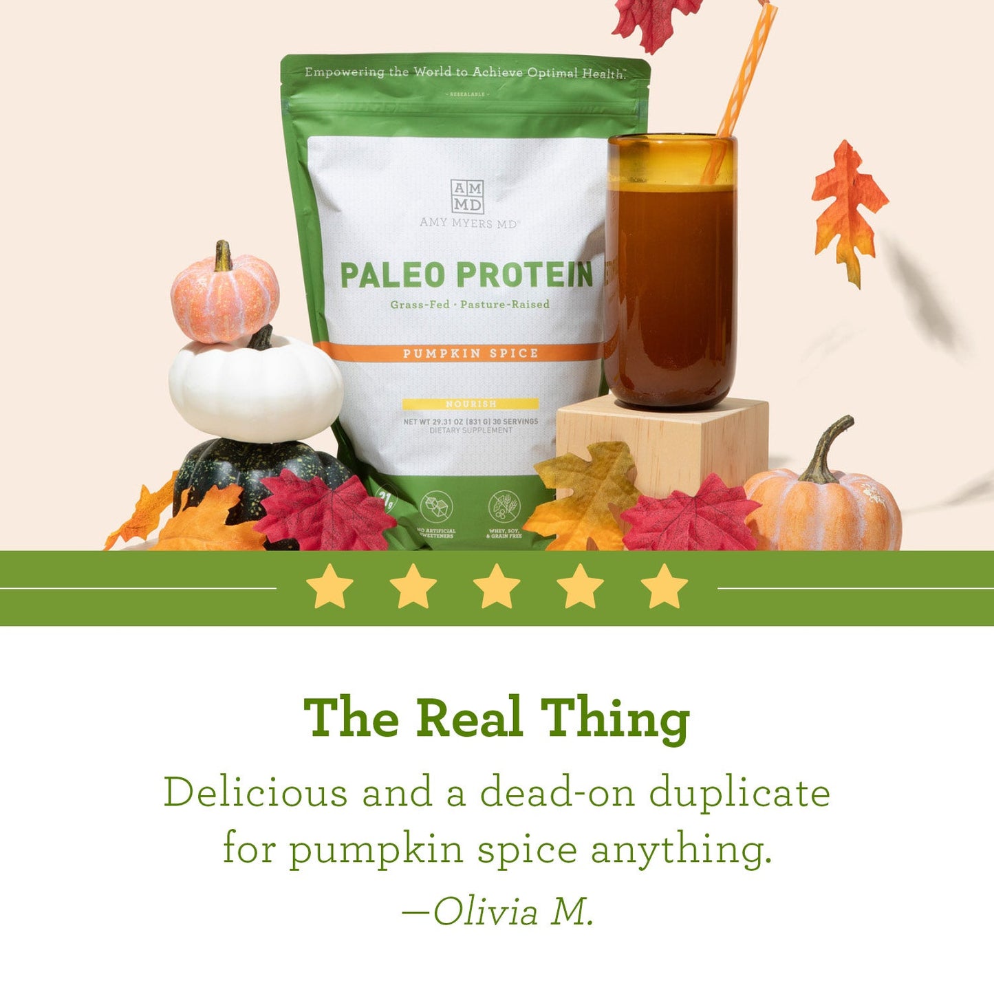 Paleo Protein - Pumpkin Spice by Amy Myers MD