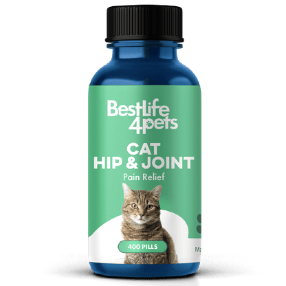 Cat Hip and Joint Pain Relief - Effective Anti-inflammatory and Arthritis Pain Medicine by BestLife4Pets