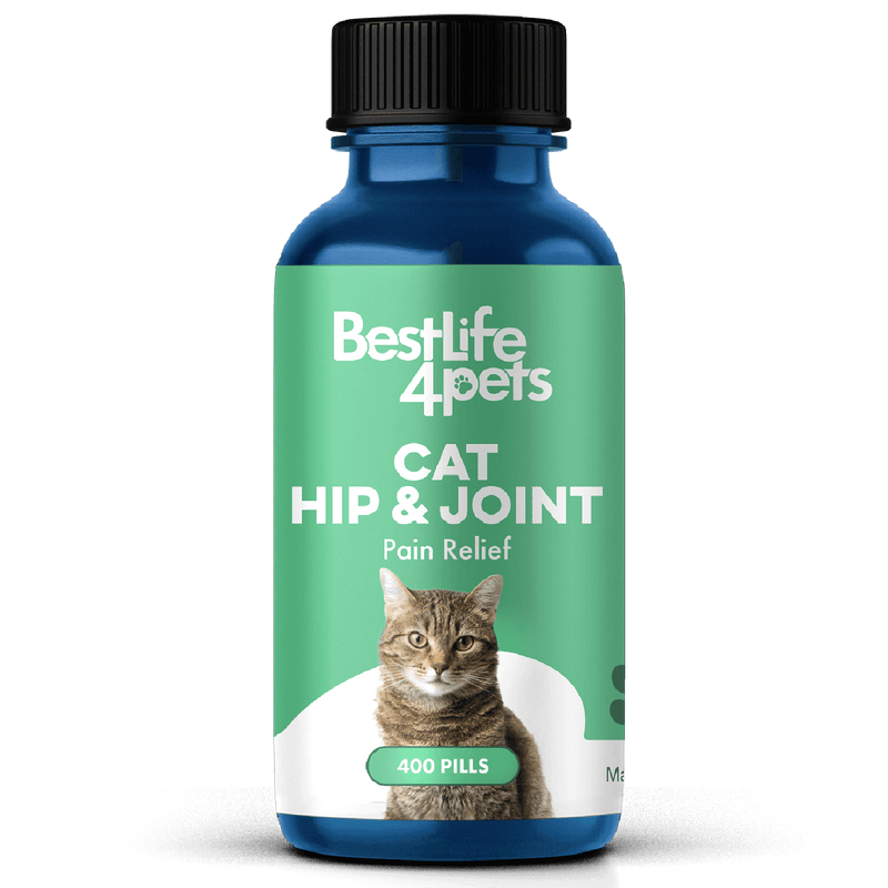 Cat Hip and Joint Pain Relief - Effective Anti-inflammatory and Arthritis Pain Medicine by BestLife4Pets