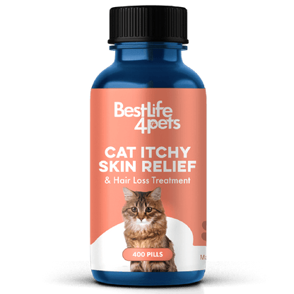 Healthy Skin for Cats - Cat Miliary Dermatitis, Skin Allergy & Cat Scabs Remedy by BestLife4Pets