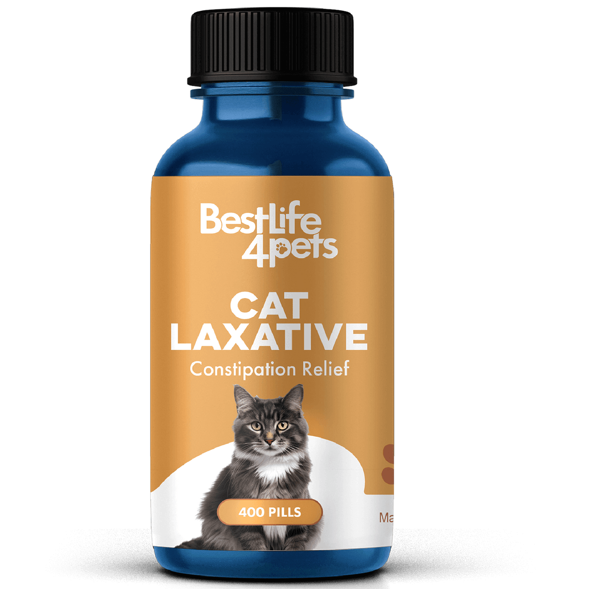 Natural Cat Laxative & Constipation Treatment by BestLife4Pets