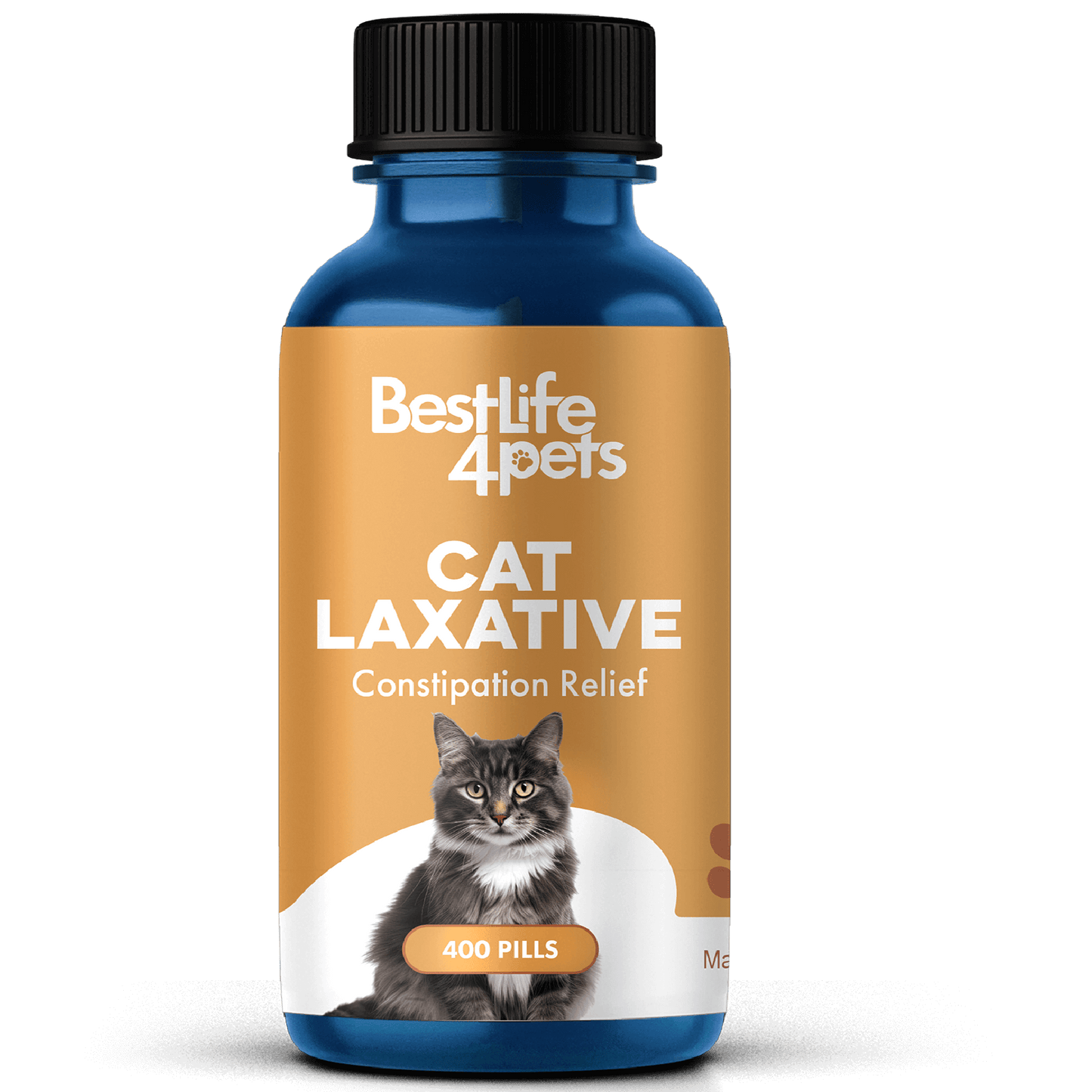 Natural Cat Laxative & Constipation Treatment by BestLife4Pets