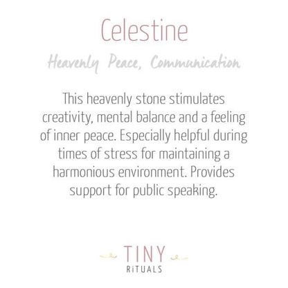 Celestine Energy Bracelet by Tiny Rituals