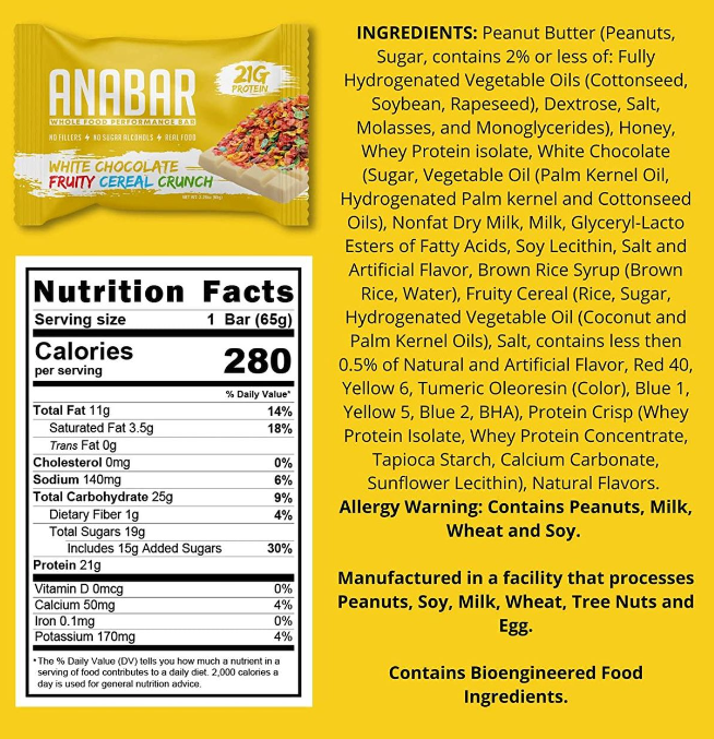 Anabar Protein Packed Candy Bar