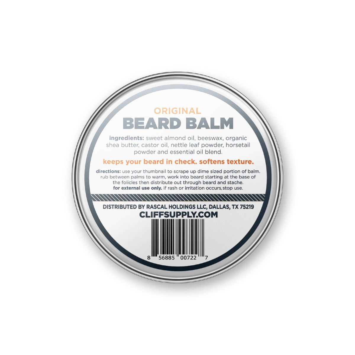 Beard Balm  Puck - Original Scent by Cliff Supply