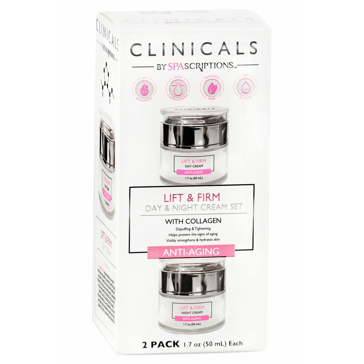 Clinicals Lift & Firm Day & Night Cream Set