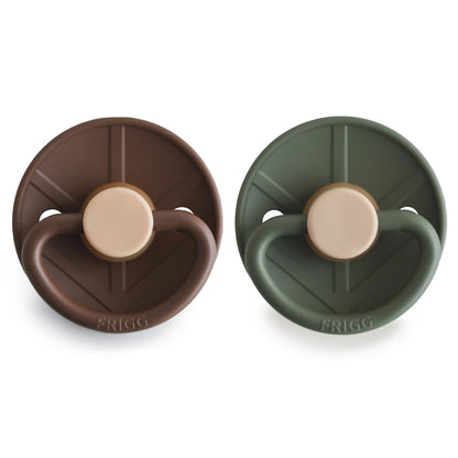 FRIGG Little Viking Natural Rubber Pacifier 2-Pack