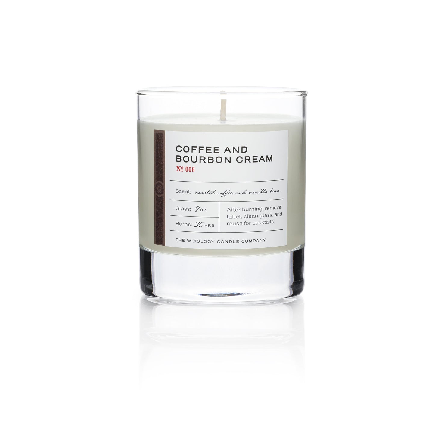 Coffee & Bourbon Cream Candle (7 oz. glass)