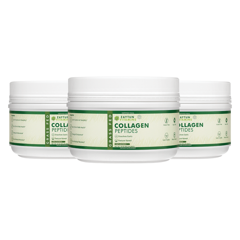 Halal Collagen Peptides Powder (3Pack)