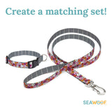 Seawoof Dog Leash Modern Floral Print