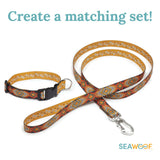 Seawoof Dog Leash Aztec Diamond Print
