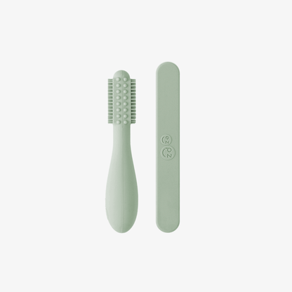 Baby-Led™ Toothbrush + Sensory Tongue Depressor Dual Pack