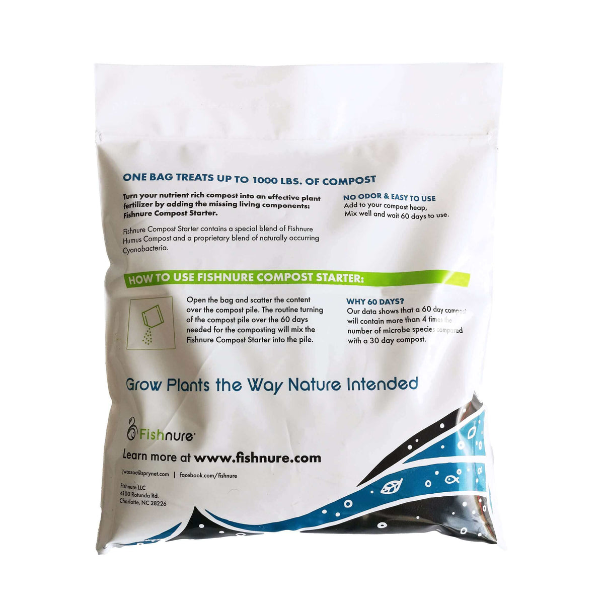 Fishnure 4 pounds Natural Microbial Compost Starter, Enhancer and Accelerator by Fishnure