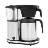 Connoisseur 8-Cup Drip Coffee Brewer One-Touch with Thermal Carafe and Hanging Basket - SCA Certified Home Brewer