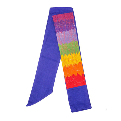 Rainbow and Blue Contemporary Clergy Stole by Upavim Crafts