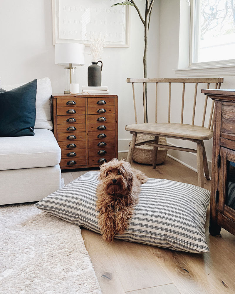 Ticking Stripe Dog Bed by United By Blue