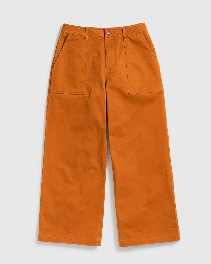 Organic Twill Wide Leg Pant by United By Blue