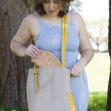 RULE BREAKER zippered pouch | CREAM