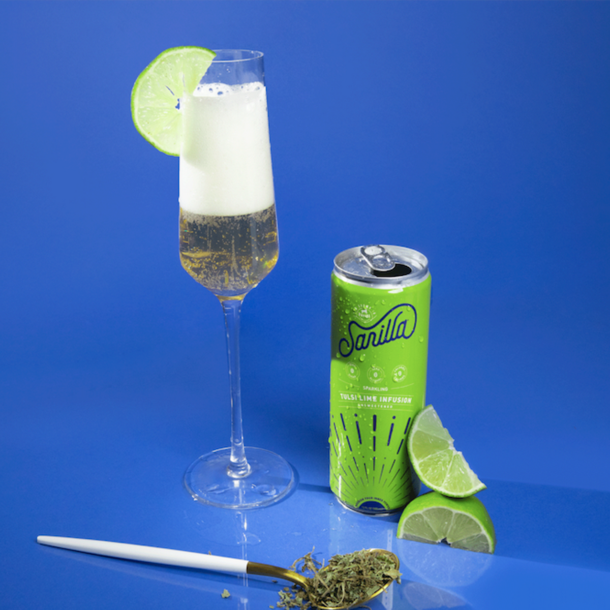 Tulsi Lime Sarilla Sparkling Botanical by Drink Sarilla