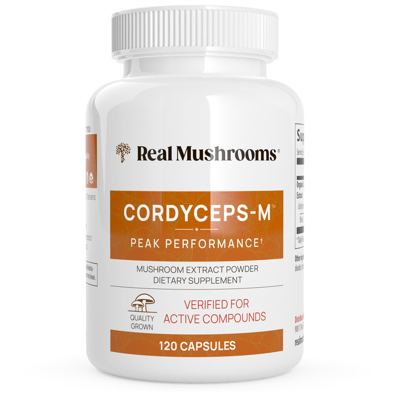 Organic Cordyceps Extract Capsules by Real Mushrooms