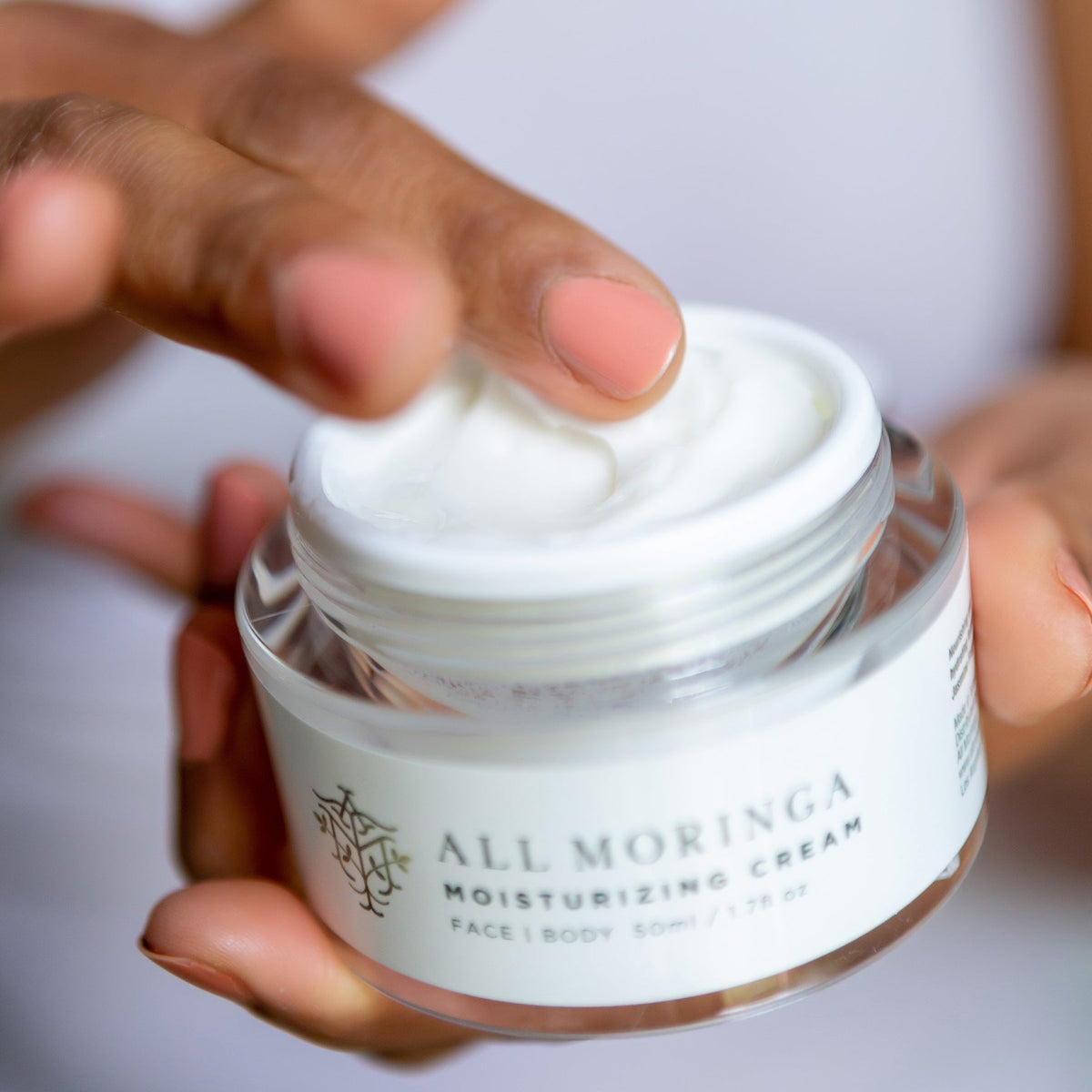 All Natural Moringa Moisturizing Face Cream for Hydrated & Glowing Skin