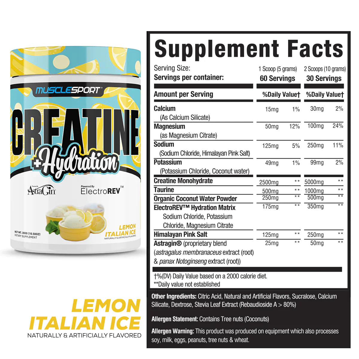 Musclesport Creatine + Hydration