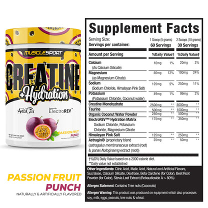 Musclesport Creatine + Hydration