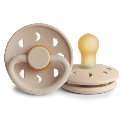 FRIGG Moon Natural Rubber Pacifier 2-Pack | Limited Edition