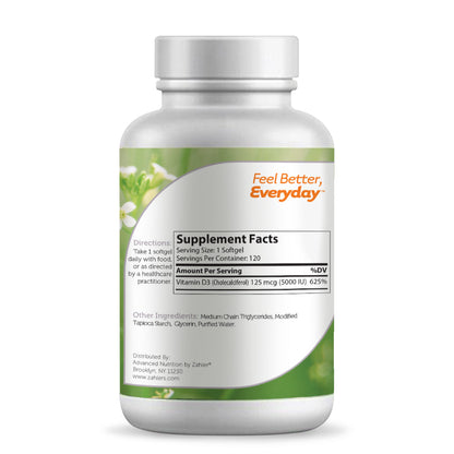 Vitamin D3 Softgels 5000 IU