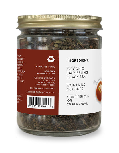 Darjeeling Tea, Certified Organic - 4 oz