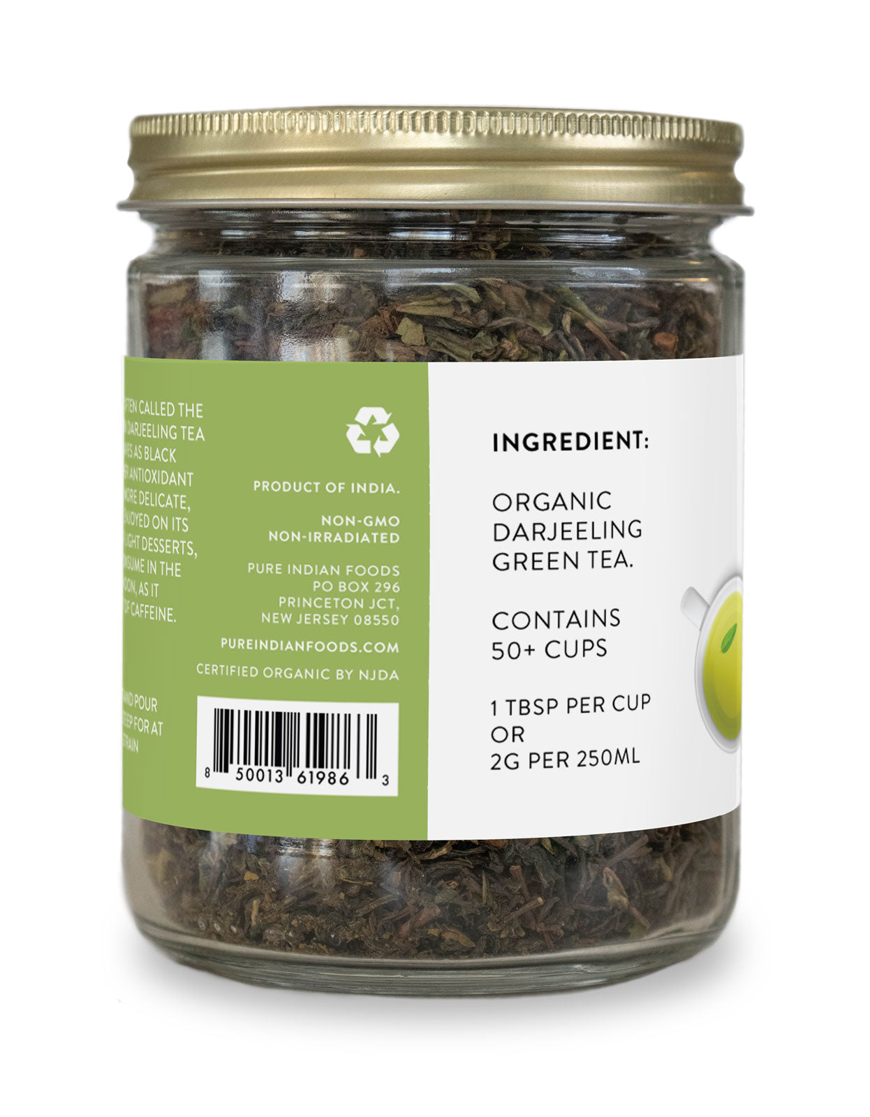 Darjeeling Tea, Certified Organic - 4 oz