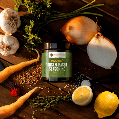 Pluck Zesty Garlic Organ-Based Seasoning by Dr. Cowan's Garden